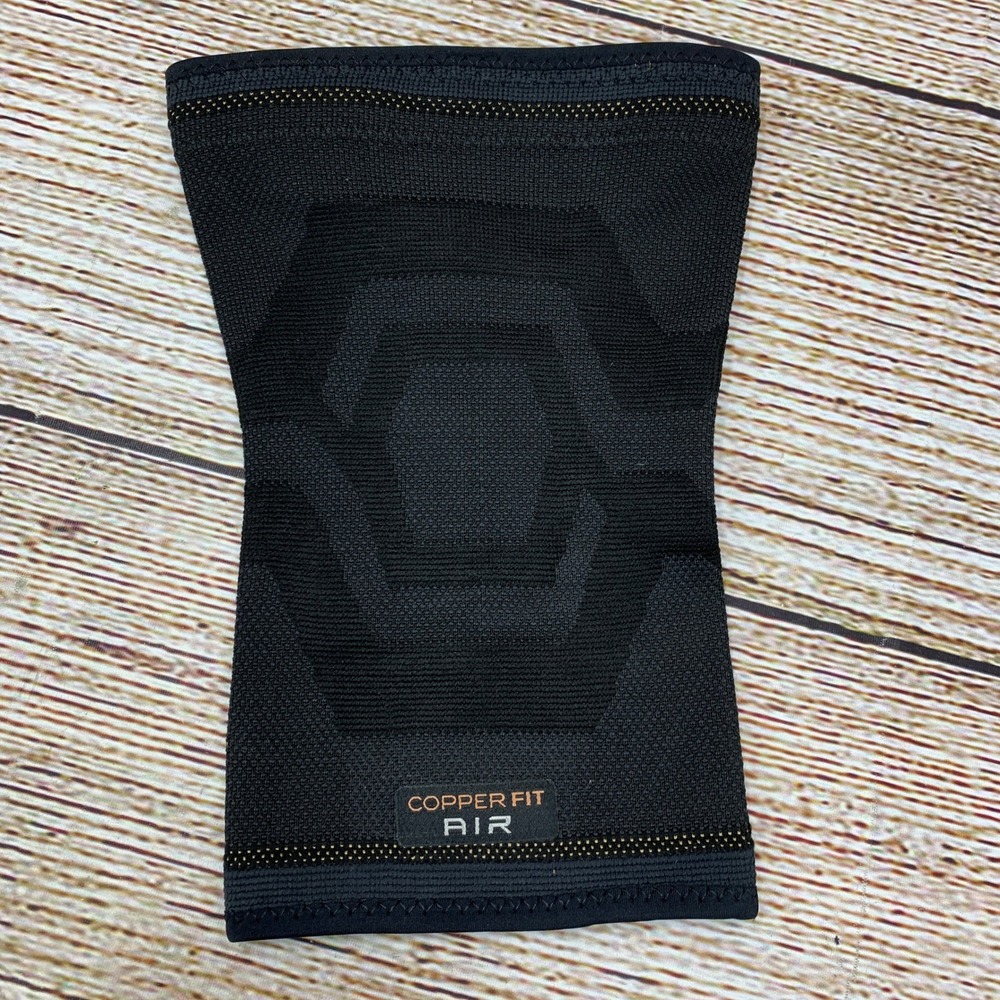 Copper Fit Air Compression Knee Sleeve Support‎ Black [Size L/XL]